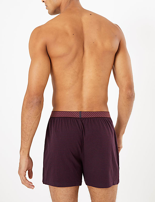 3 Pack Cotton Cool & Fresh™ Striped Boxers
