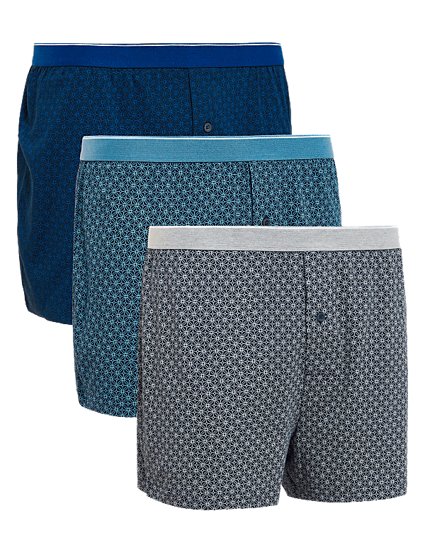 3pk Pure Cotton Cool & Fresh™ Jersey Boxers