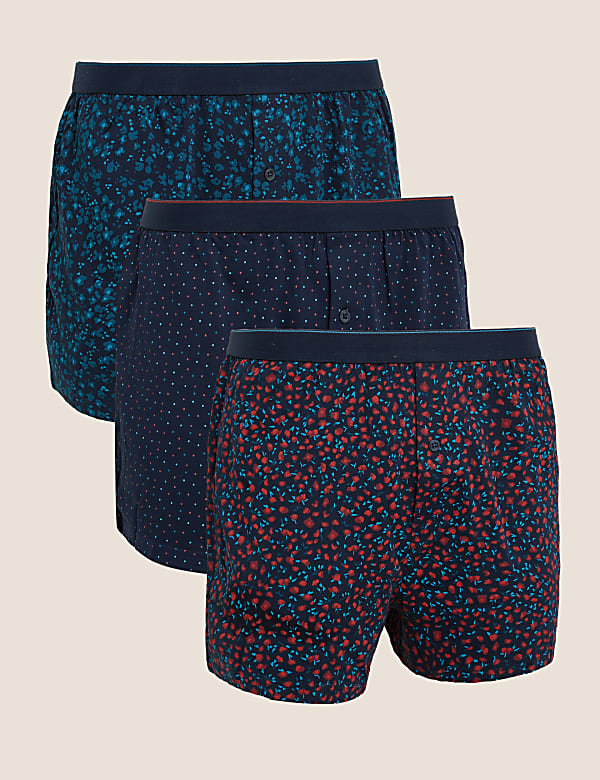 3pk Pure Cotton Cool & Fresh&trade; Jersey Boxers