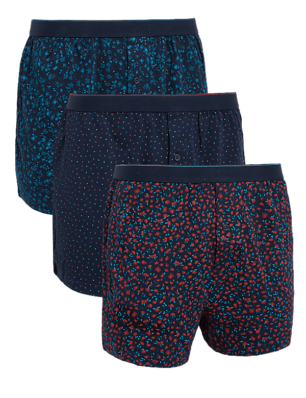 3pk Pure Cotton Cool & Fresh&trade; Jersey Boxers