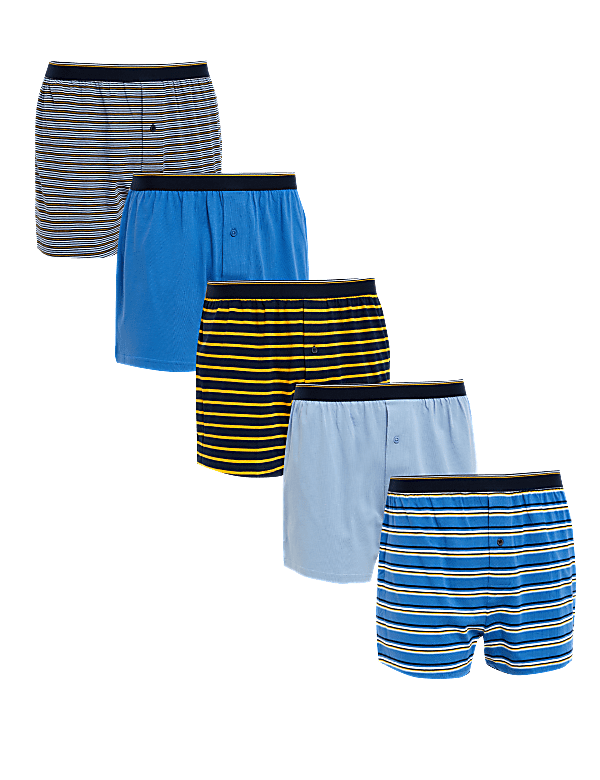 5pk Pure Cotton Cool & Fresh™ Jersey Boxers