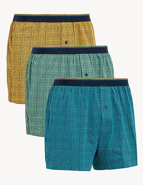3pk Pure Cotton Cool & Fresh™ Jersey Boxers