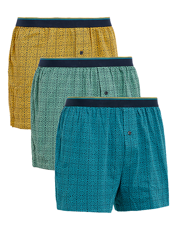 3pk Pure Cotton Cool & Fresh™ Jersey Boxers