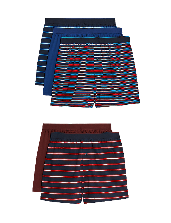 5pk Pure Cotton Cool & Fresh™ Jersey Boxers