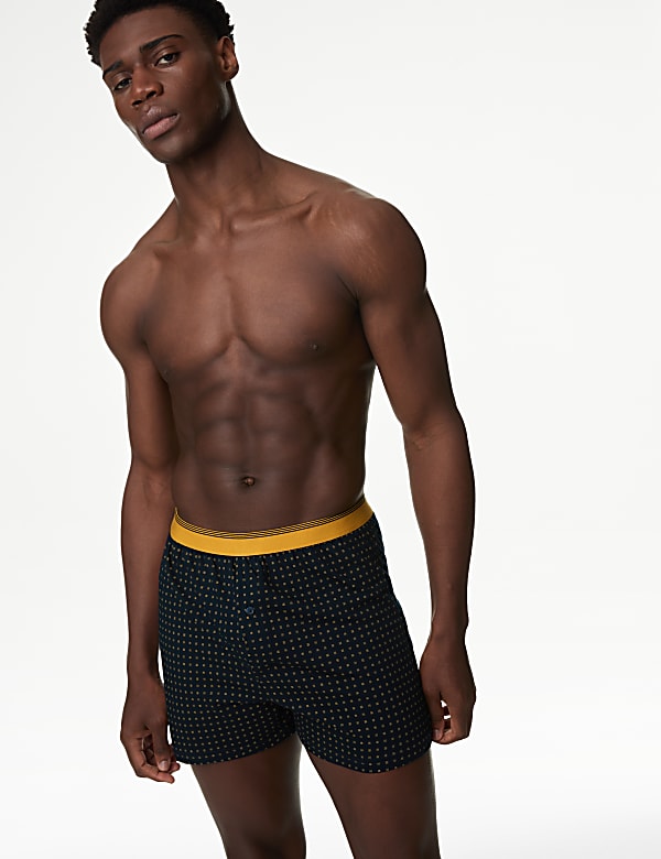 5pk Pure Cotton Cool & Fresh&trade; Jersey Boxers - CA