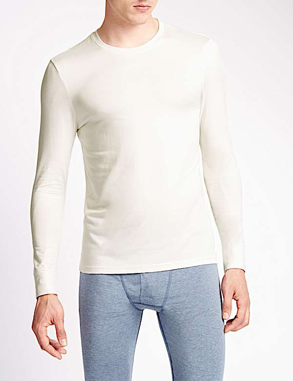 2 Pack Heatgen&trade; Crew Neck Thermal Vest