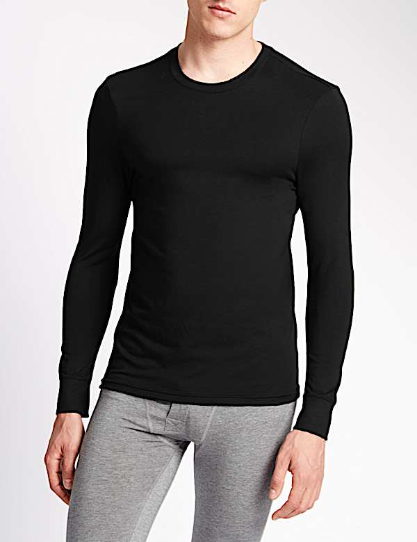 2 Pack Heatgen&trade; Crew Neck Thermal Vest