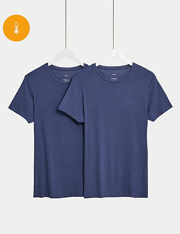 2pk Heatgen™ Light Thermal Short Sleeve Top