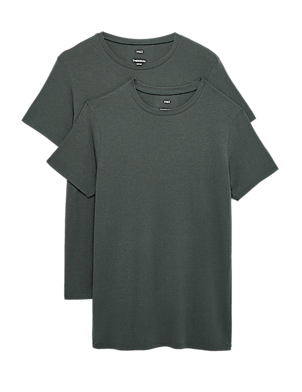 2 Pack Heatgen&trade; Light Thermal Short Sleeve Tops