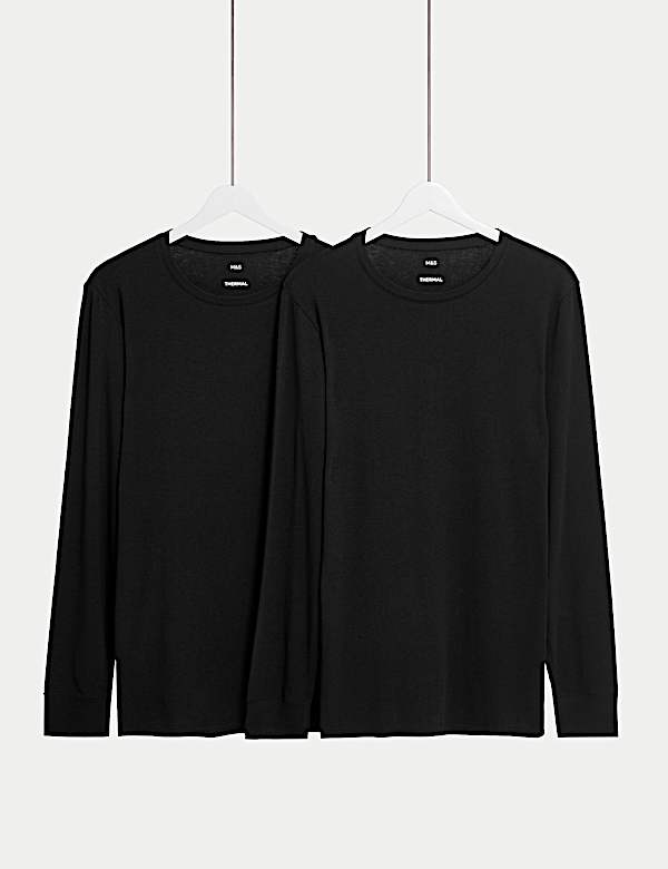 2pk Heatgen™ Light Thermal Long Sleeve Tops