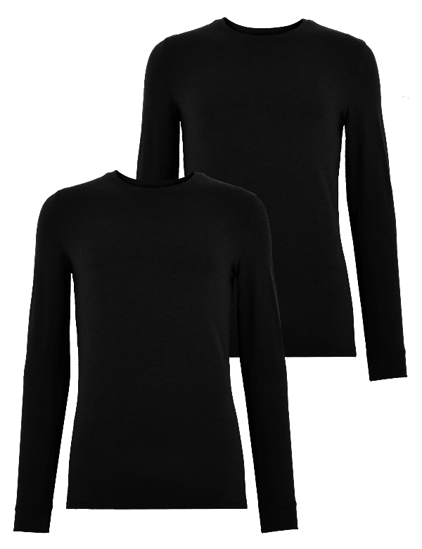2pk Heatgen™ Light Thermal Long Sleeve Tops