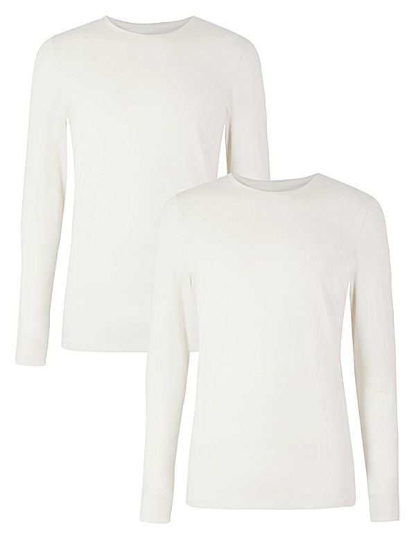 2pk Light Warmth Long Sleeve Thermal Tops