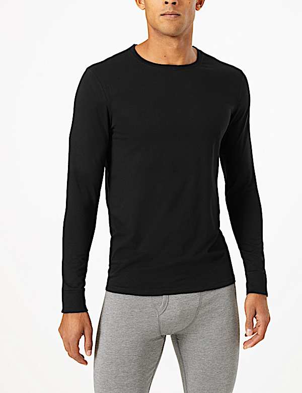 2pk Light Warmth Long Sleeve Thermal Tops