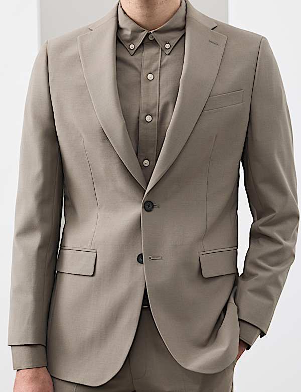 Tailored Fit Performance Suit Jacket
