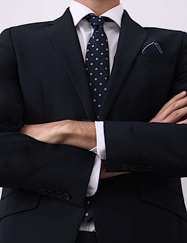 Tailored Fit Performance Suit Jacket