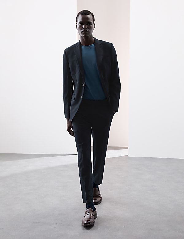 Slim Fit Performance Stretch Suit Trousers