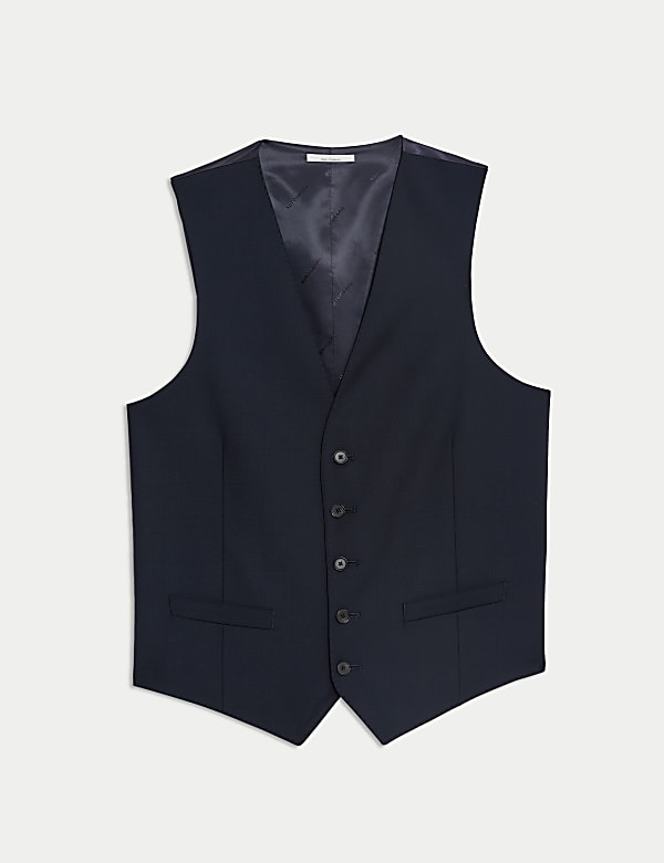 Pure Wool Check Waistcoat - LT