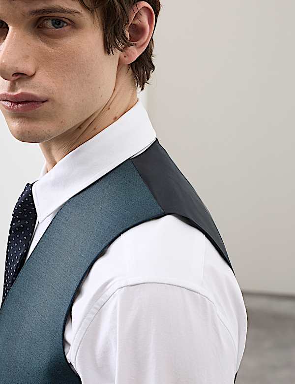 British Wool Rich Waistcoat with Mohair - SI