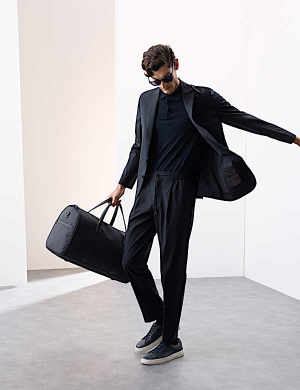 Tailored Fit Performance Packable Suit Jacket - US