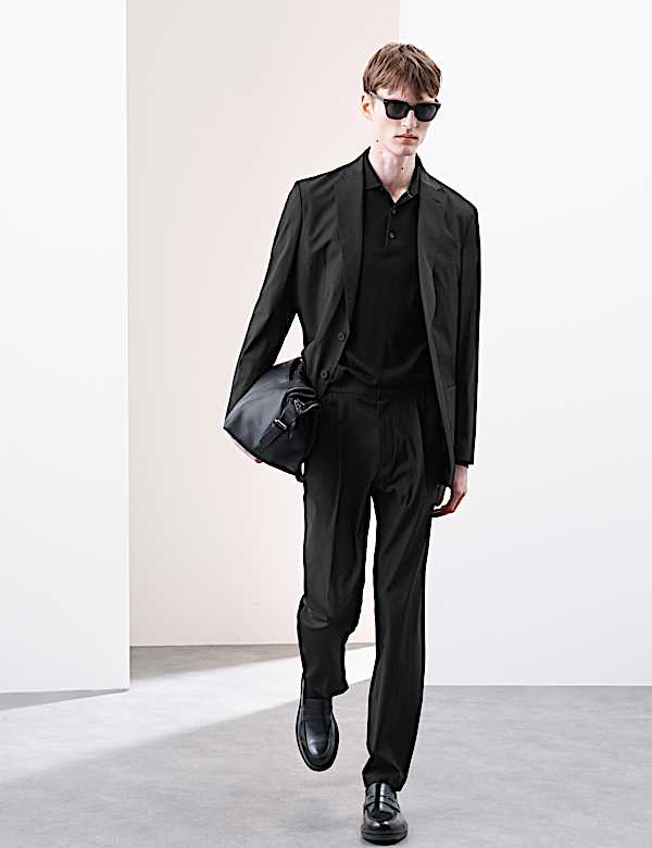 Tailored Fit Performance Packable Suit Jacket - NL