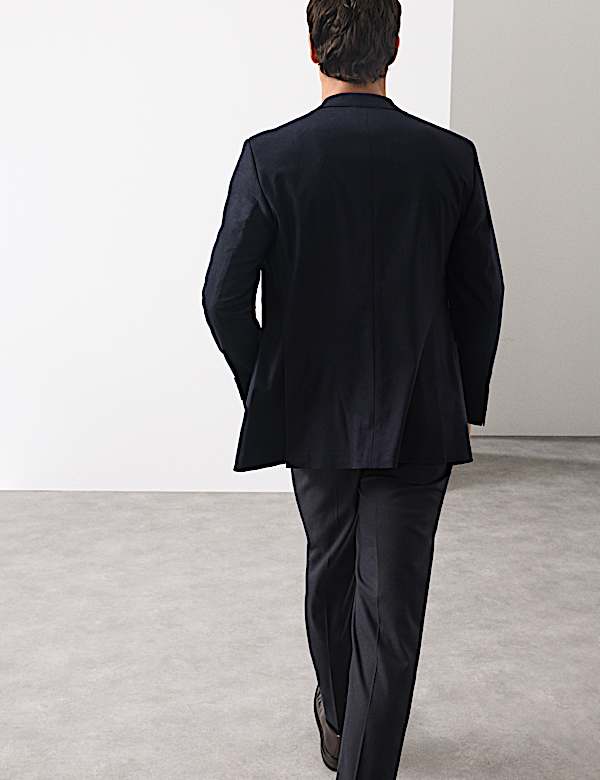 Tailored Fit Italian Wool Blend Performance Jacket - CA