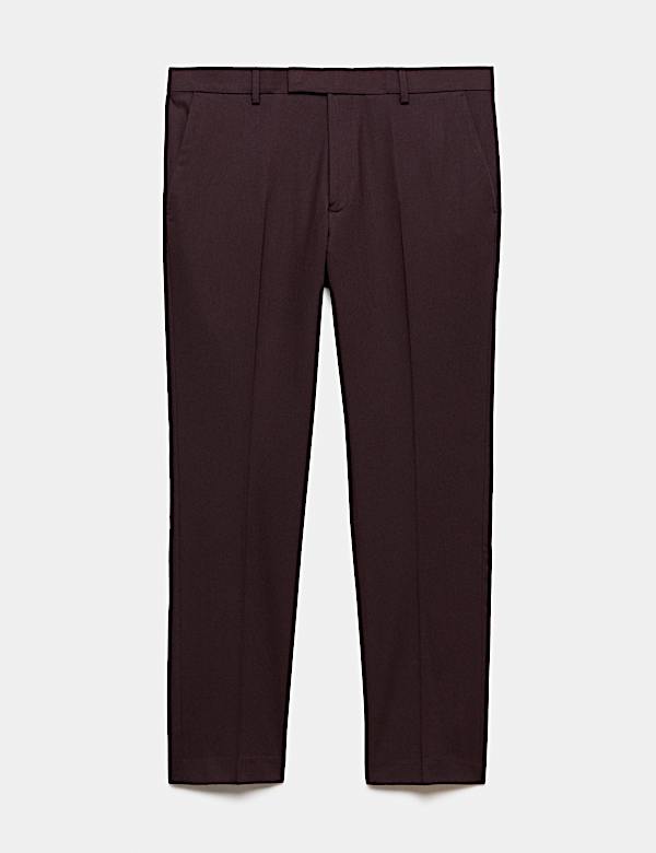 Pantalones de traje t&eacute;cnicos en mezcla de lana italiana - US