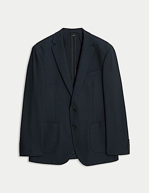 ז'קט בסגנון ספורטיבי מתערובת צמר בגזרה מחויטת - IL