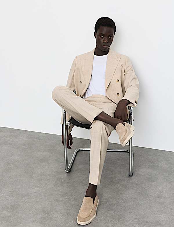 Tailored Fit Merino Wool Rich Suit Jacket - EE