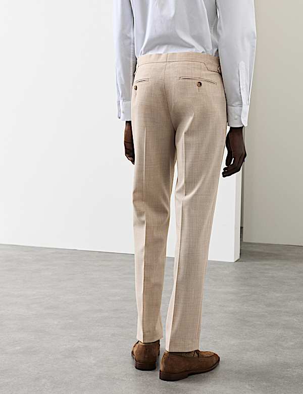 Merinowolrijke pantalon met elegante snit - BE