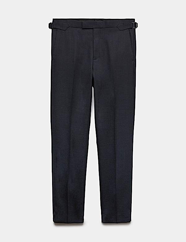 Pantalones de traje de corte sastre con lana - US