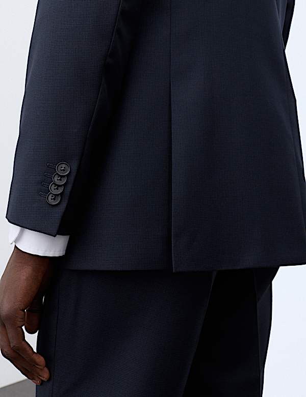 Tailored Fit Pure Wool Suit Jacket - MX