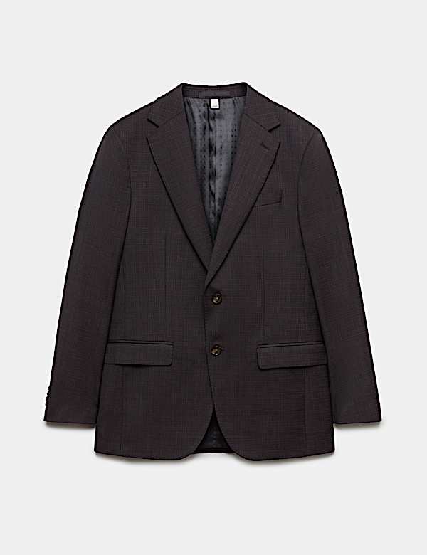 Tailored Fit Wool Blend Suit Jacket - UA
