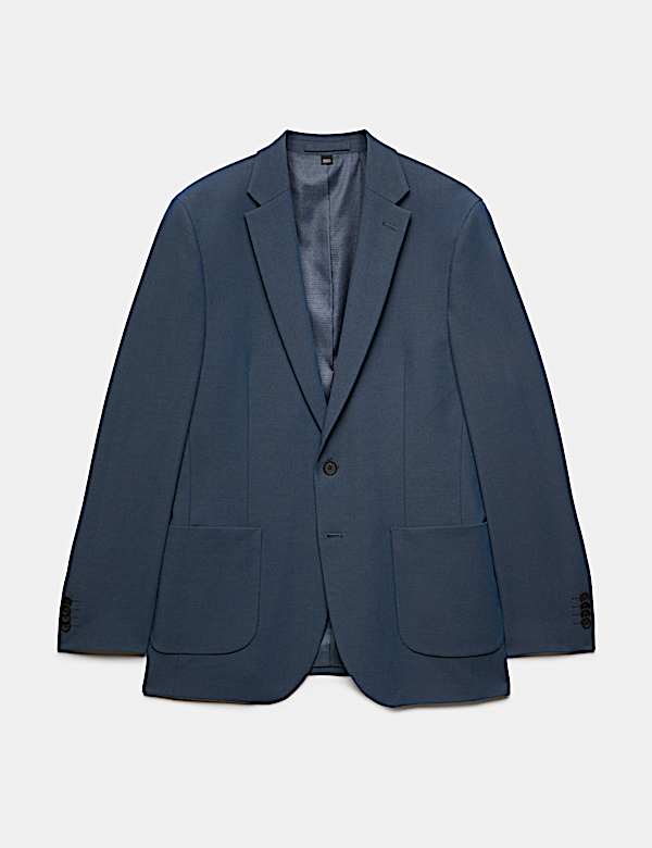 Chaqueta de traje de corte de sastre de rendimiento de sarga  - US