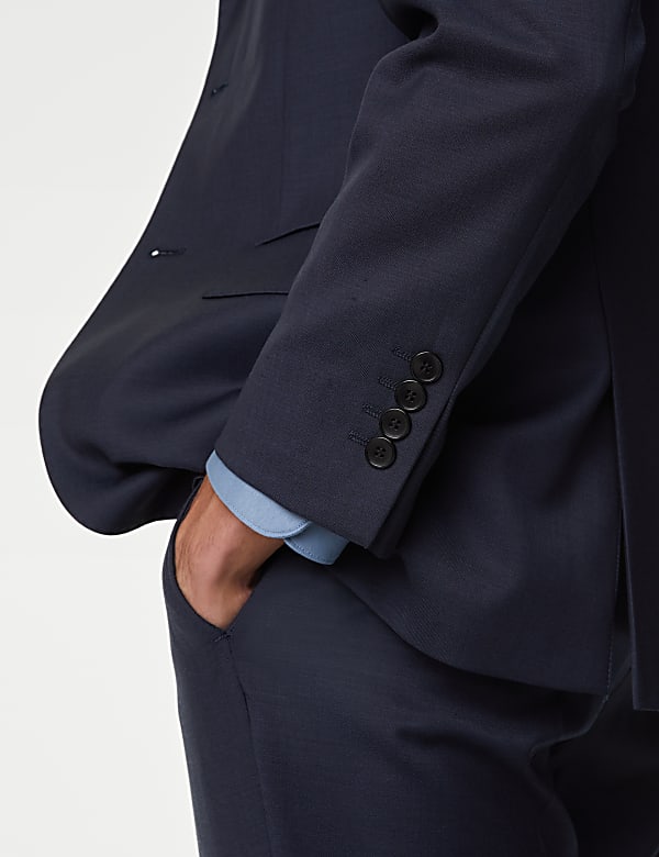 Tailored Fit Pure Wool Twill Suit Jacket