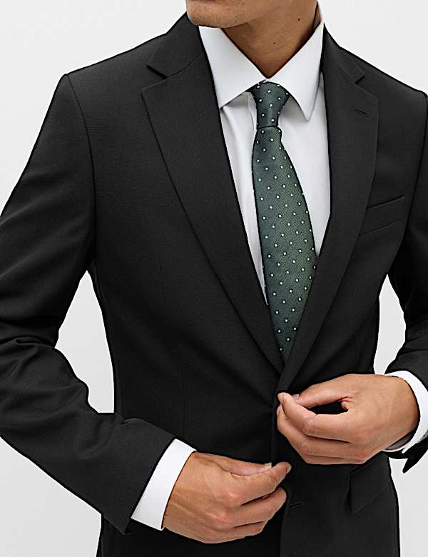 Tailored Fit Textured Jacket - LT