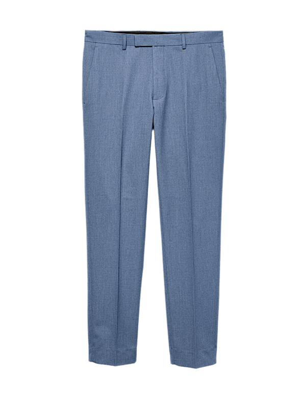 Tailored Fit Textured Suit Trousers