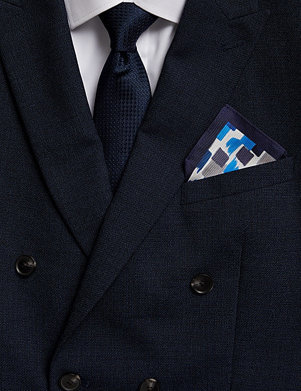 Set van zuiver zijde met stropdas en pochet - NL
