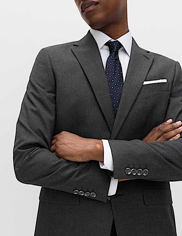 Slim Fit Machine Washable Suit Jacket - FR