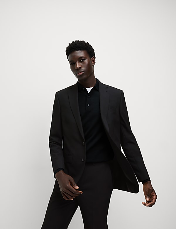 Slim Fit Machine Washable Suit Jacket