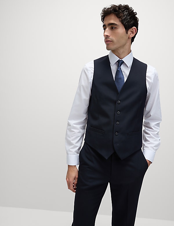 Regular Fit Machine Washable Waistcoat