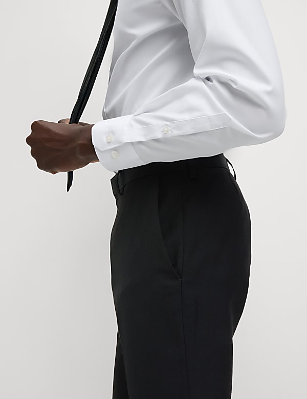 Slim Fit Machine Washable Suit Trousers