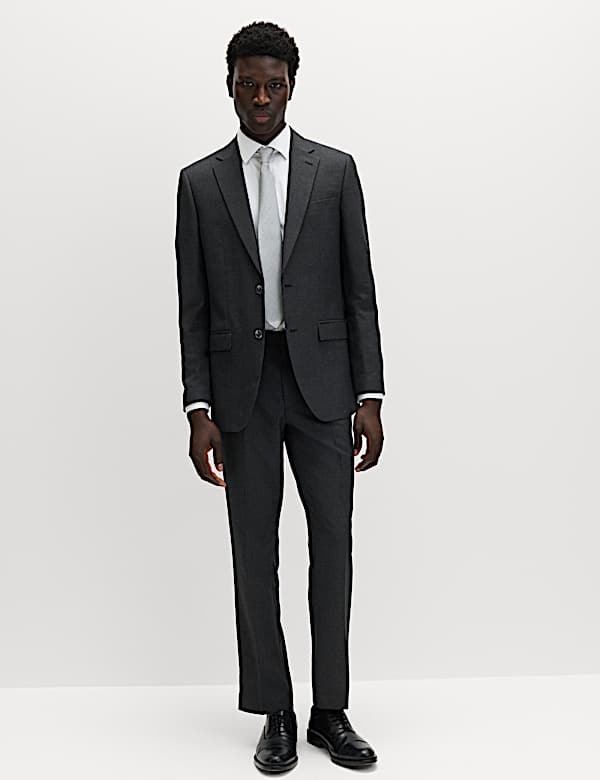 Regular Fit Suit Trousers - US