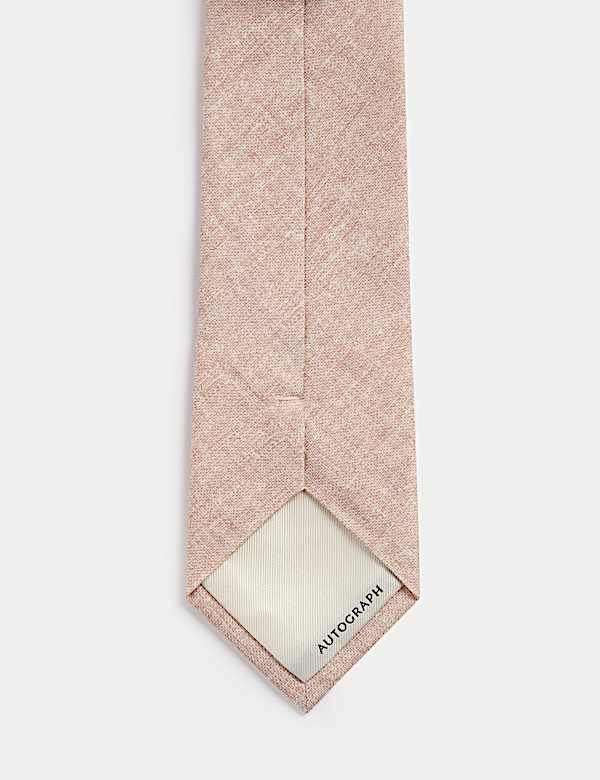Linen Silk Blend Tie - SI