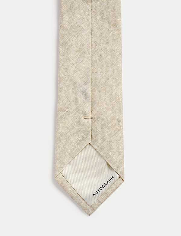 Linen Silk Blend Tie - NL