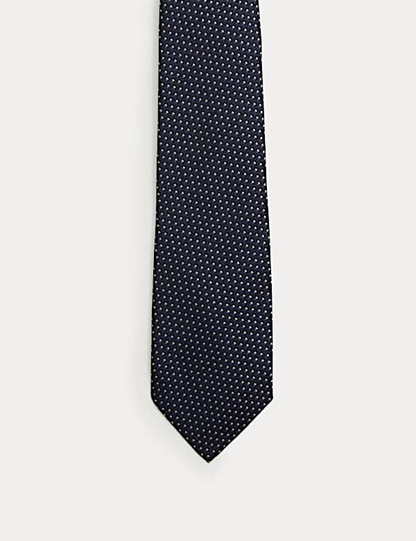 Geometric Pure Silk Tie - LU