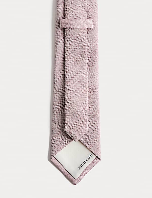 Textured Linen Rich Tie - BE