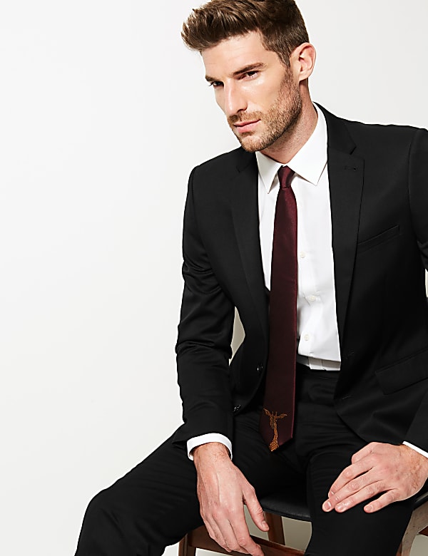 Black Slim Fit Jacket
