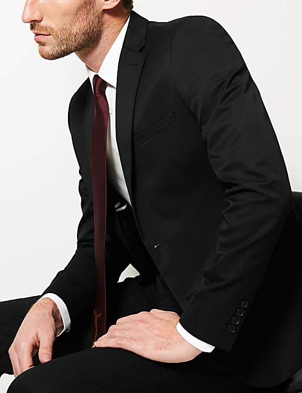 Black Slim Fit Jacket