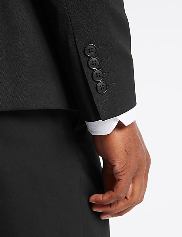 Black Modern Slim Fit Jacket