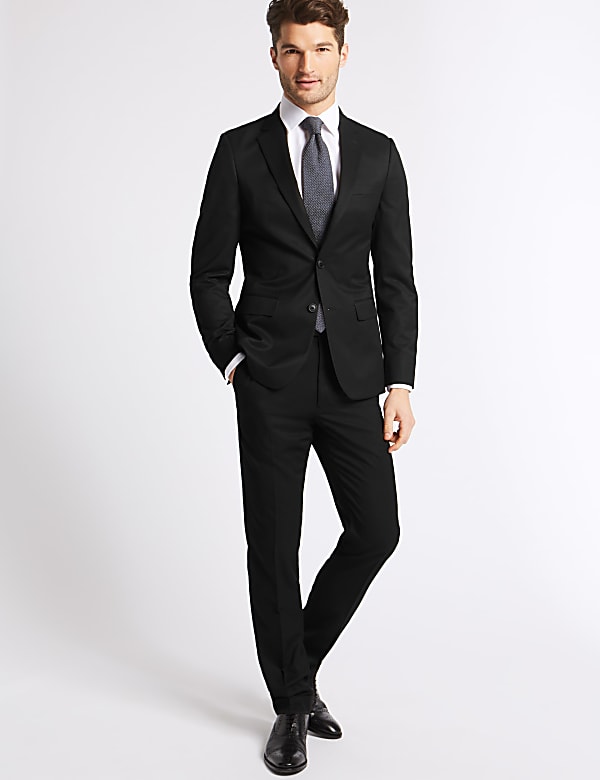 Black Slim Fit Trousers